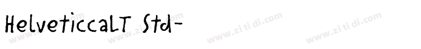 HelveticcaLT Std字体转换